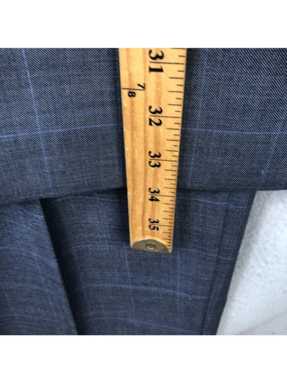 Lauren Ralph Lauren Suit Mens 48 Long Gray Wool Check 2 Piece 42x34 Classic
